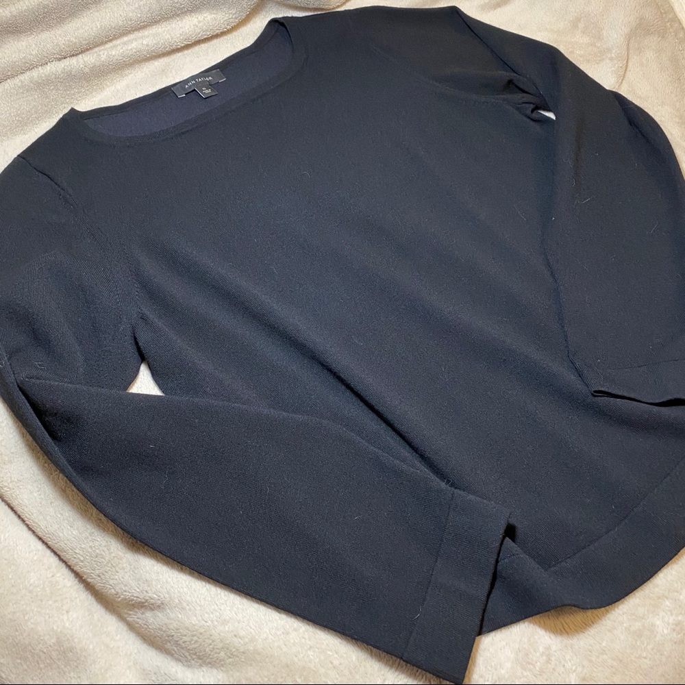 Ann Taylor Black Sweater size XL - Picture 2 of 5
